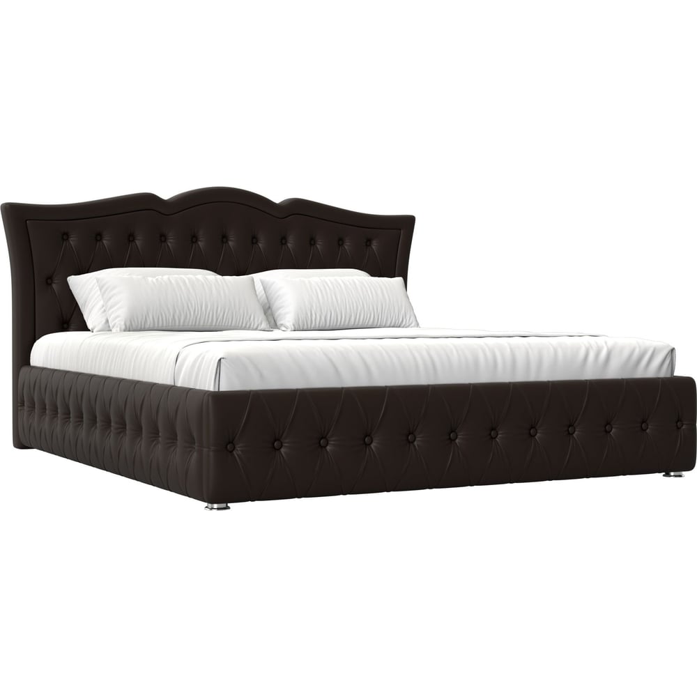 Изображение товара Интерьерная кровать Лига диванов Герда 200 экокожа коричневый