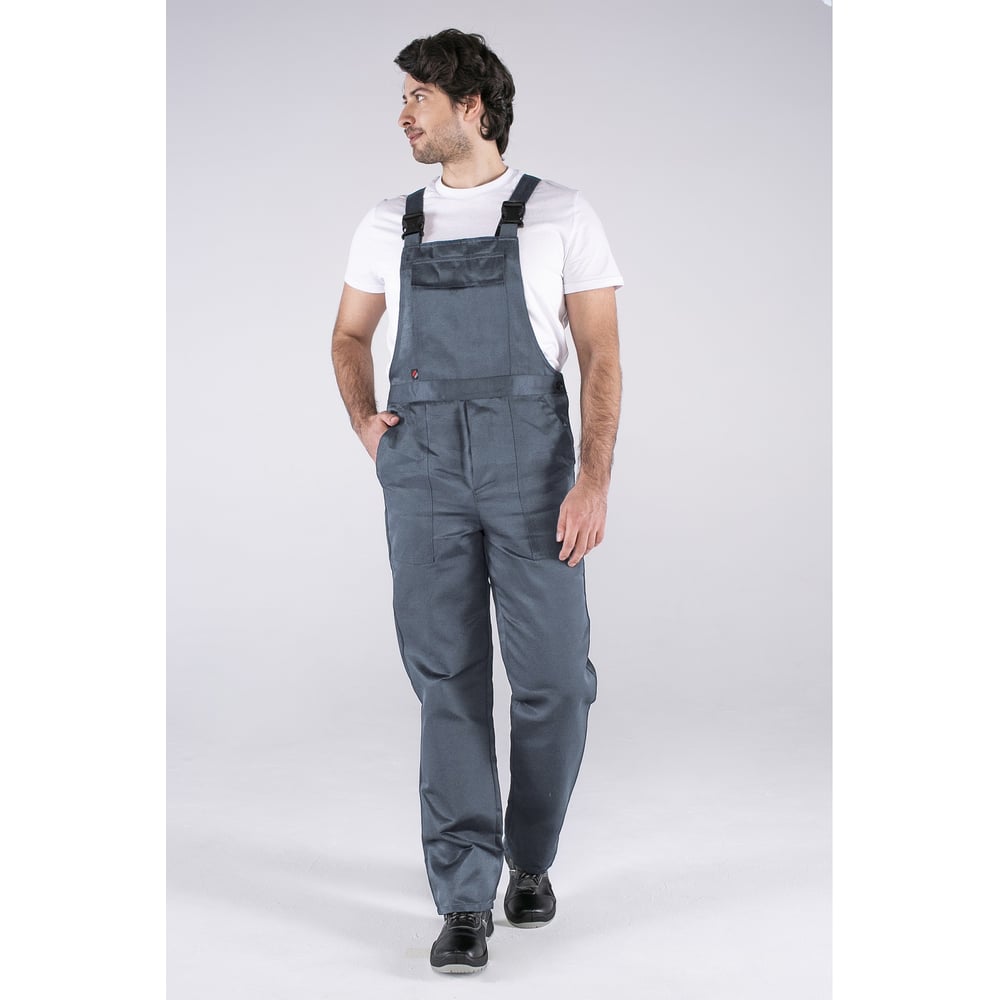 Изображение товара Полукомбинезон Факел ИТР серый, защитный, водоотталкивающий, р. 60-62