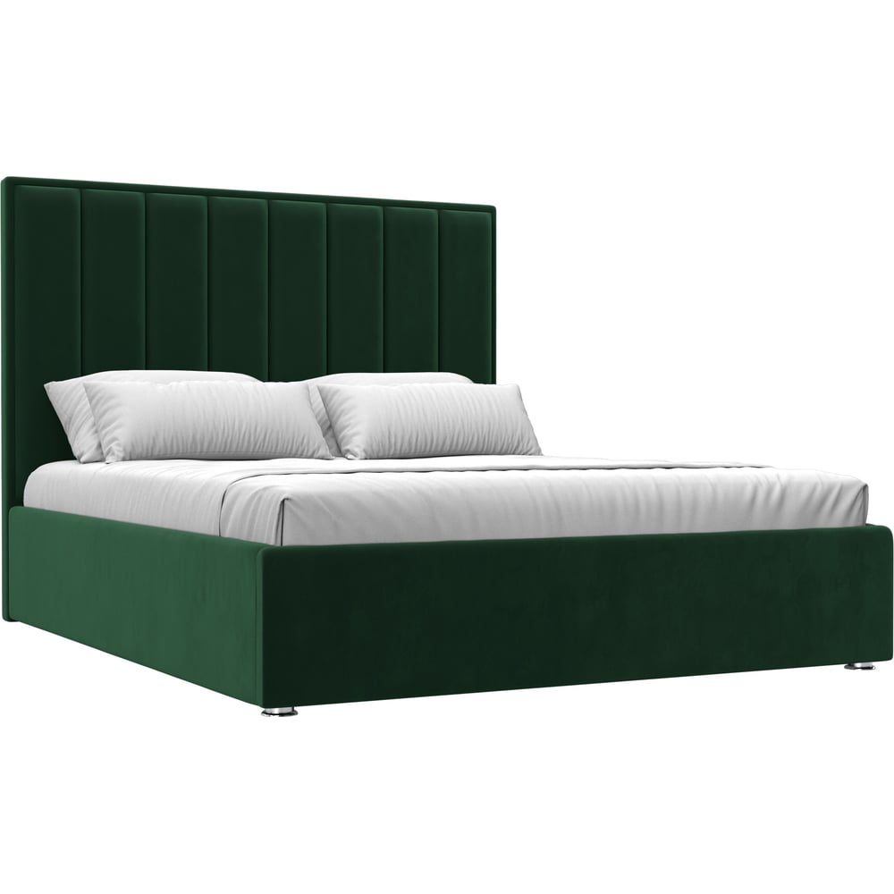 Изображение товара Интерьерная кровать Лига диванов Афродита 160 велюр зеленый