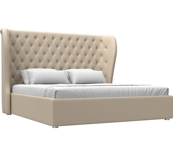 Изображение товара Интерьерная кровать Лига диванов Далия 180 экокожа бежевый 108305