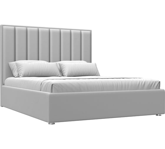 Изображение товара Интерьерная кровать Лига диванов Афродита 160 экокожа белый 113066