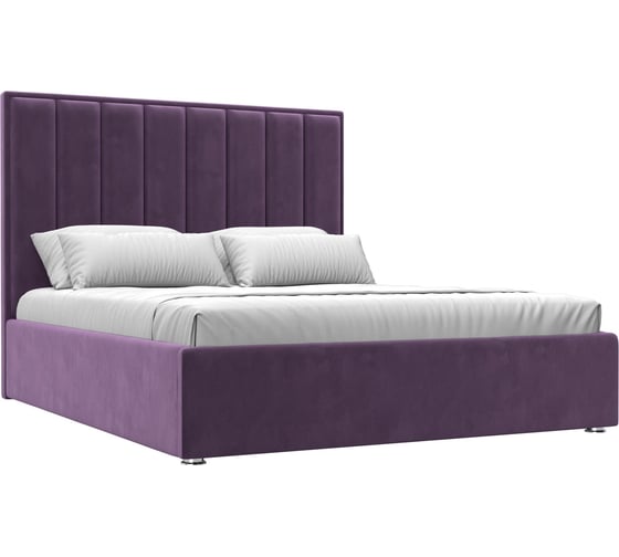 Изображение товара Интерьерная кровать Лига диванов Афродита 160 микровельвет сиреневый 113057