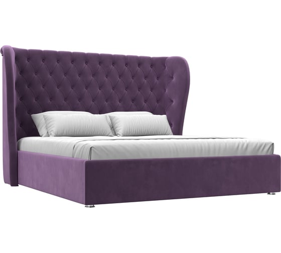 Изображение товара Интерьерная кровать Лига диванов Далия 180 микровельвет сиреневый 114131