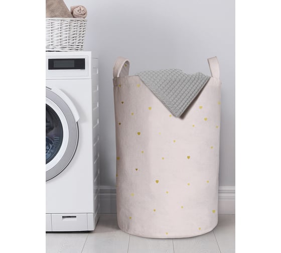 Изображение товара Корзина для хранения вещей JoyArty Снегопад из сердец 40x60 см gaba_422636_L