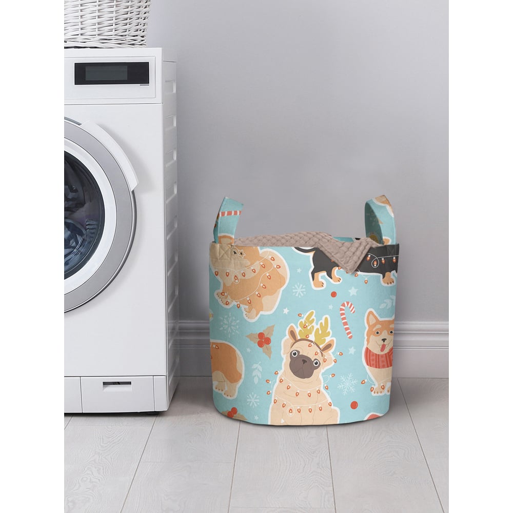 Изображение товара Корзина для хранения JoyArty 35x35 см с ручкой и складной конструкцией