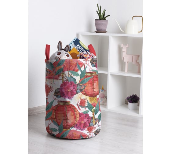 Изображение товара Корзина для игрушек и белья JoyArty Японский сад 50x35см toba_423735_M