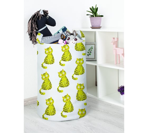 Изображение товара Корзина для игрушек и белья JoyArty Тигр 60x40см toba_423846_L