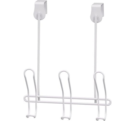 Изображение товара Навесная планка с крючками МУЛЬТИДОМ "Тройка", размер 10x22x10 см DA52-146