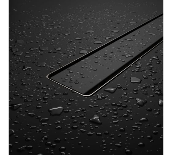 Изображение товара Душевой трап RGW SDR-20B-60 прямой 600 черный, диаметр 50 мм., с решеткой 47212060-04