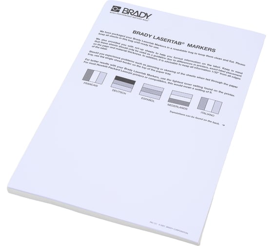 Изображение товара Этикетки для лазерного принтера ELAT-19-361 BRADY brd29857