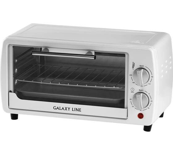 Изображение товара Мини-печь Galaxy Line gl 2625 белый 1000 вт, объем 8 л 7022026251