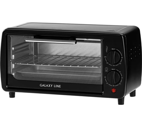 Изображение товара Мини-печь Galaxy Line gl 2625 черный 1000 вт, объем 8 л 7022026252