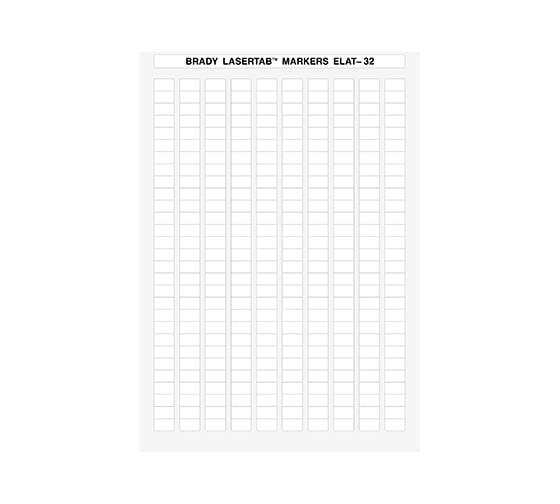 Изображение товара Этикетки для лазерного принтера ELAT-32-747W-10 BRADY brd14389