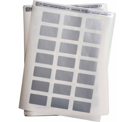 Изображение товара Этикетки для лазерного принтера LAT-24-773-1 BRADY brd29758