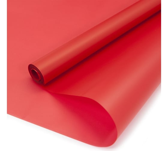 Изображение товара Упаковочная матовая пленка Дон Баллон (0,7x10 м), Ecology, красный, 1 шт. 15626