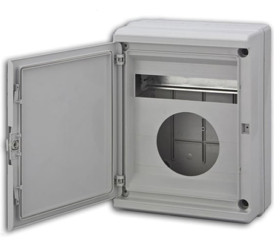 Изображение товара Корпус Рувинил ЩК открытой проводки на 12 модулей с дверцей 370x275x135 мм 69031