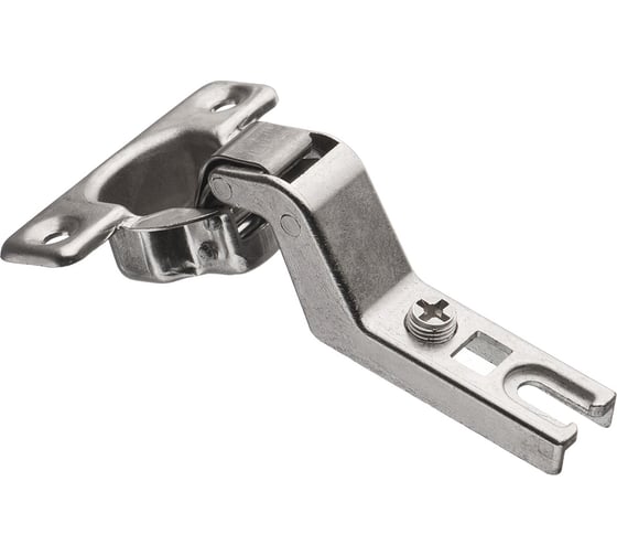 Изображение товара Мини петля Lemax PROF slide-on 110 градусов, для угла 24-30 градусов, 90х50х30 мм, никель 51QS-1505-24-00000