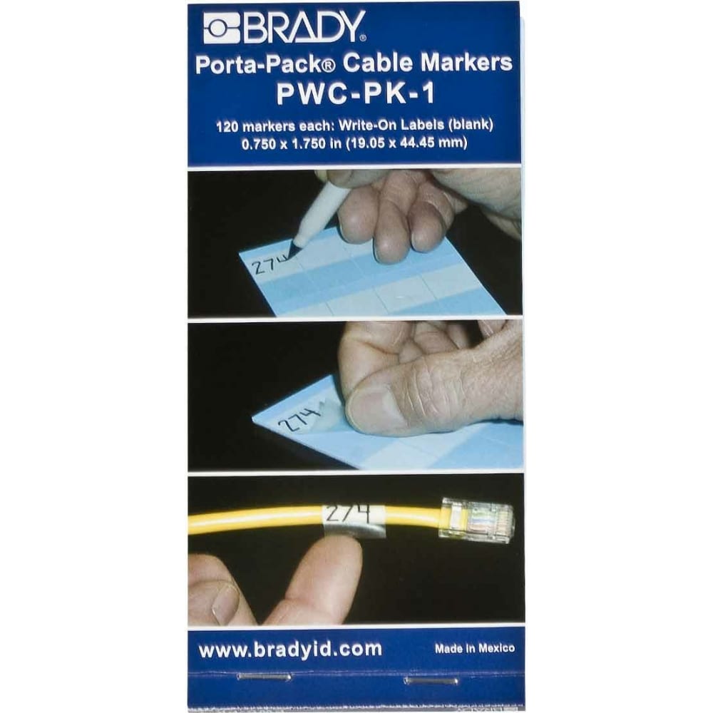 Купить Кабельные маркеры pwc-pk-1 brady brd35400