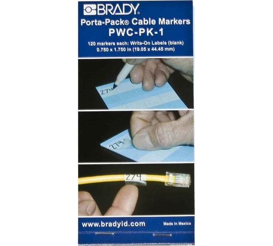 Изображение товара Кабельные маркеры PWC-PK-1 BRADY brd35400
