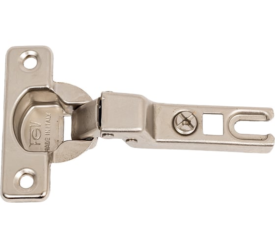 Изображение товара Мини петля Lemax PROF slide-on, 110 градусов, полунакладная, 85х50х20 мм, никель 51QS-1505-080-2000