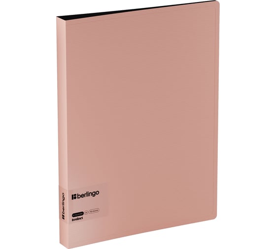 Изображение товара Папка Berlingo на 4 кольцах instinct а4, 35мм, 700мкм, d-кольца, с внутр. карманом, фламинго RB4_4D513