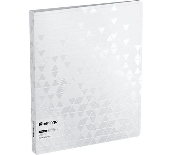 Изображение товара Папка Berlingo с 60 вкладышами doublewhite, 24мм, 1000мкм, белая, с внутр. карманом DB4_60397