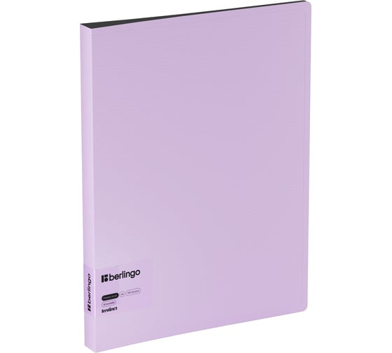 Изображение товара Папка Berlingo с 40 вкладышами instinct, 24мм, 700мкм, с внутр. карманом, лаванда DB4_40507