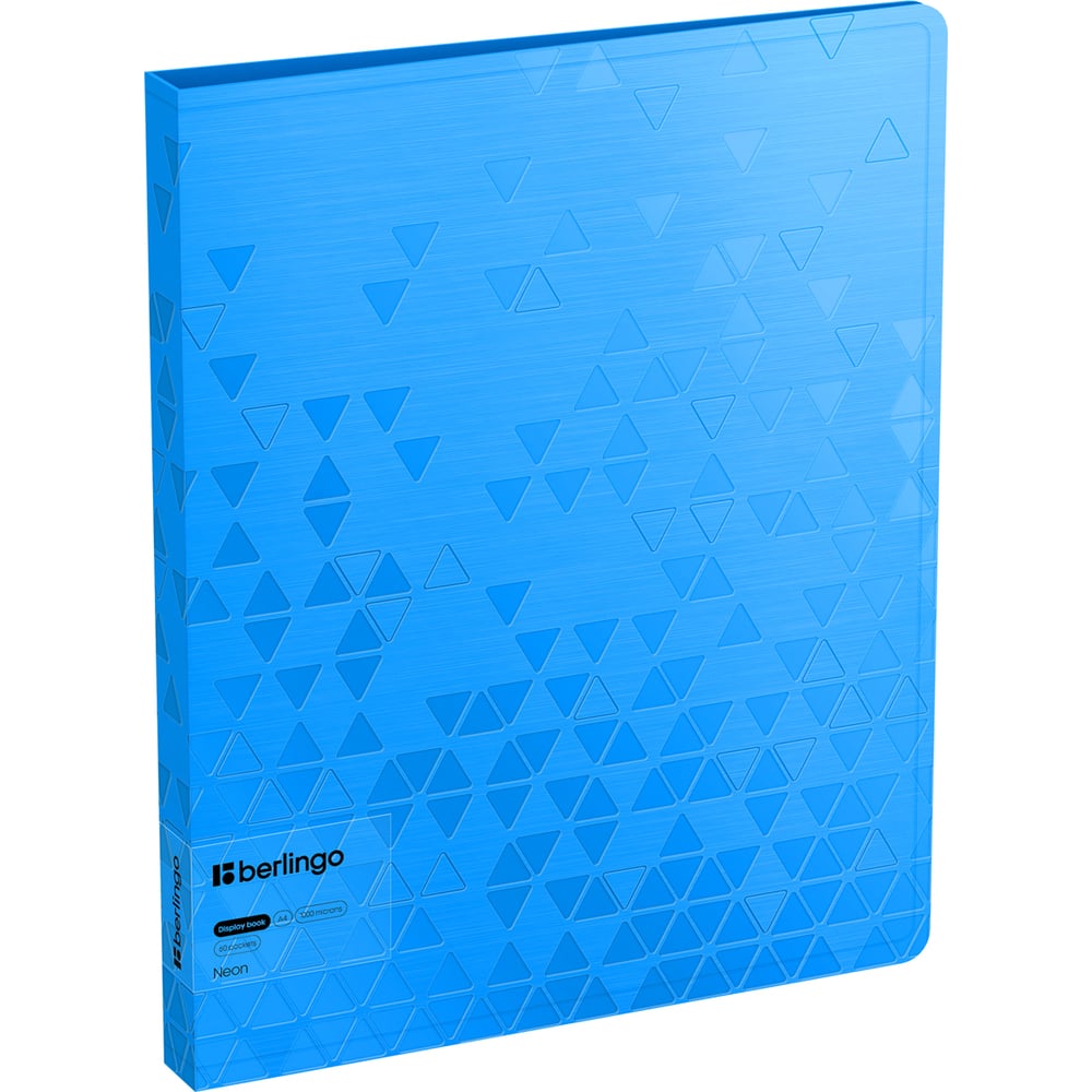 Изображение товара Папка Berlingo с 60 вкладышами neon голубая 24мм 1000мкм