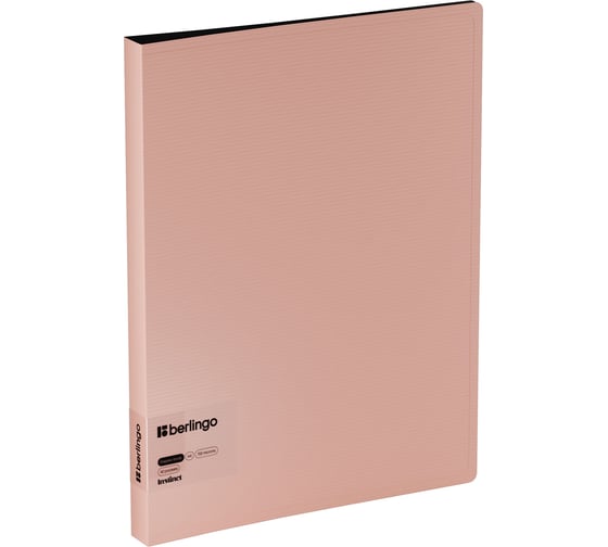 Изображение товара Папка Berlingo с 40 вкладышами instinct, 24мм, 700мкм, с внутр. карманом, фламинго DB4_40513