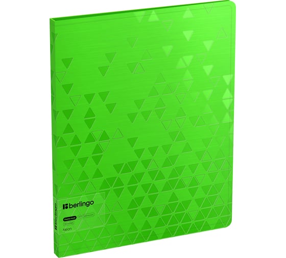 Изображение товара Папка Berlingo с 20 вкладышами neon, 17мм, 1000мкм, зеленый неон, с внутр. карманом DB4_20392