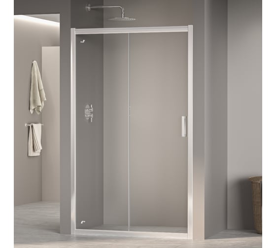 Изображение товара Душевая дверь RGW 100x195 PA-016 хром, прозрачное, 6 мм 350801610-11