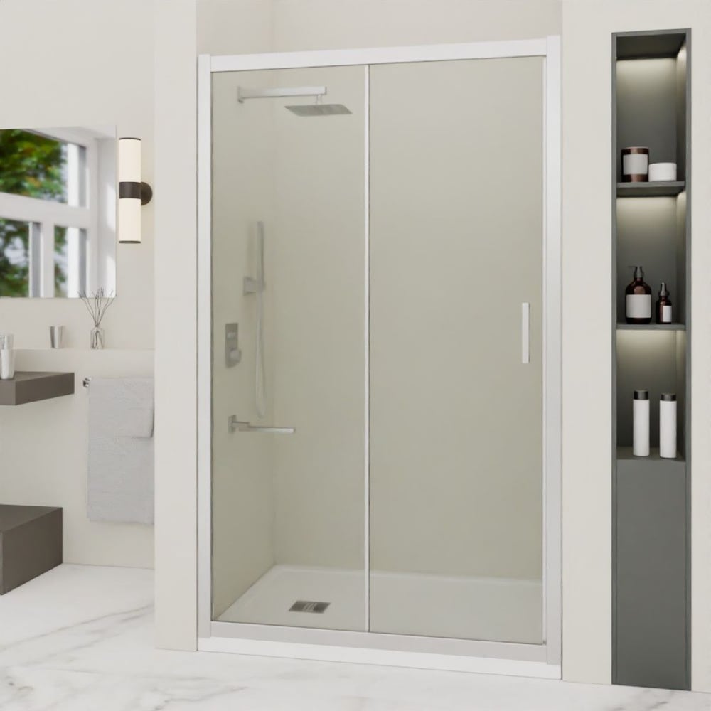 Изображение товара Душевая дверь RGW 140x195 PA-016 хром прозрачное стекло 6 мм