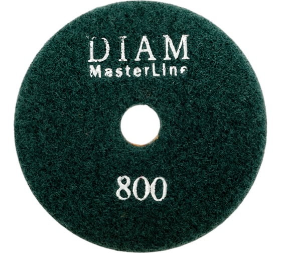Изображение товара Круг алмазный гибкий шлифовальный АГШК (100х2.5 мм; №800; мокрая) Diam 000578