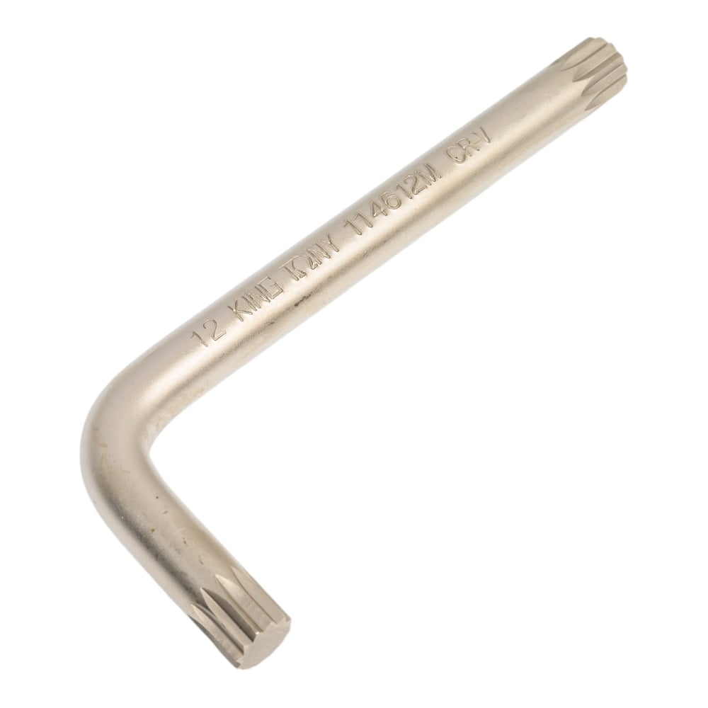 Изображение товара Г-образный ключ KING TONY SPLINE M12 114612MR профессиональный инструмент