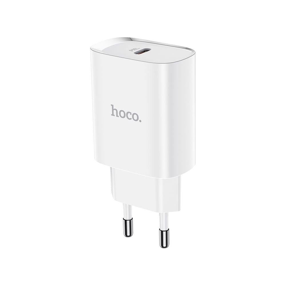 Изображение товара Hoco n14 сетевой адаптер 20W Type-C быстрая зарядка белый