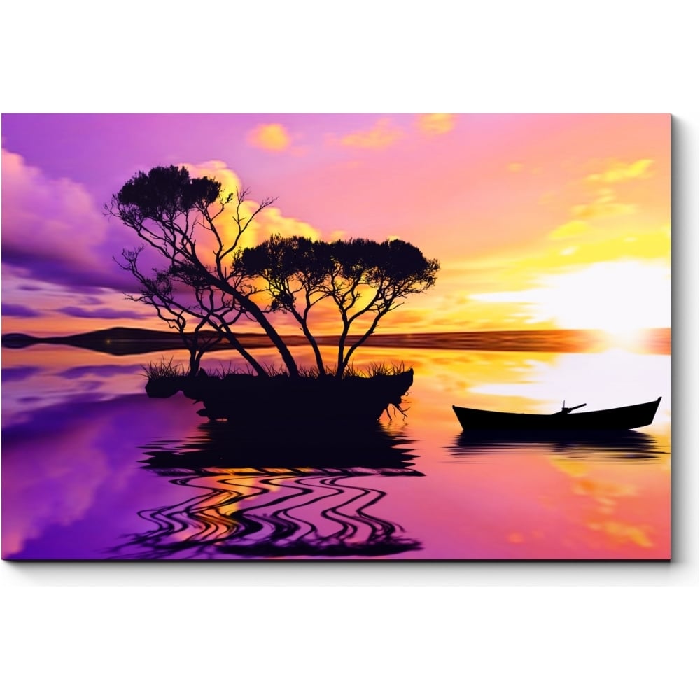 Картина Picsis покрывало хлопковое этель перья 180х240±5 см фиолетовый 100%хлопок 300гр м2