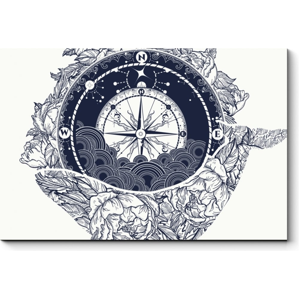 Картина Picsis кпб фэнтези серый р сем