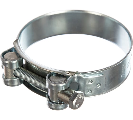 Изображение товара Шарнирный хомут Стройбат оцинкованный 80-85мм 35026