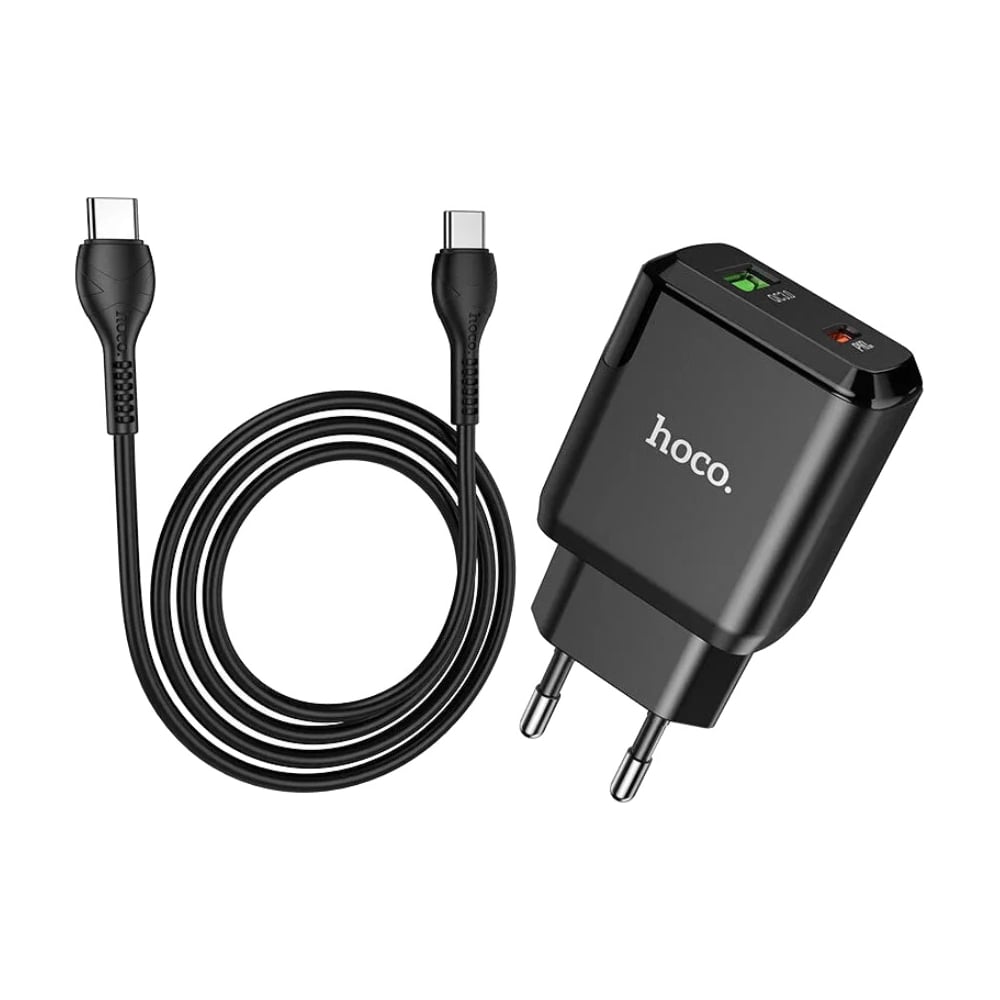 Сетевое зарядное устройство Hoco зарядное устройство сетевое deppa 11436 usb c a 45w черное gan