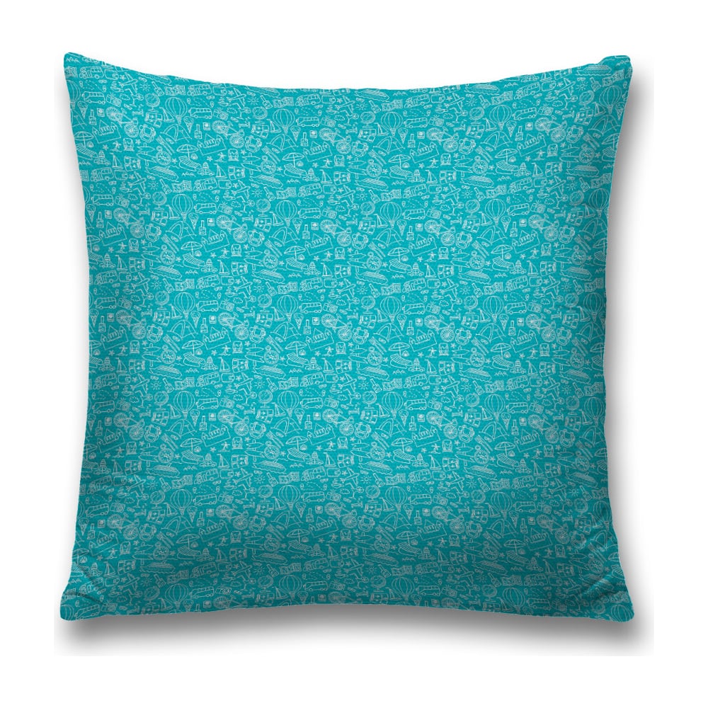 Изображение товара Декоративная наволочка JoyArty на молнии 45х45 см Путешествия