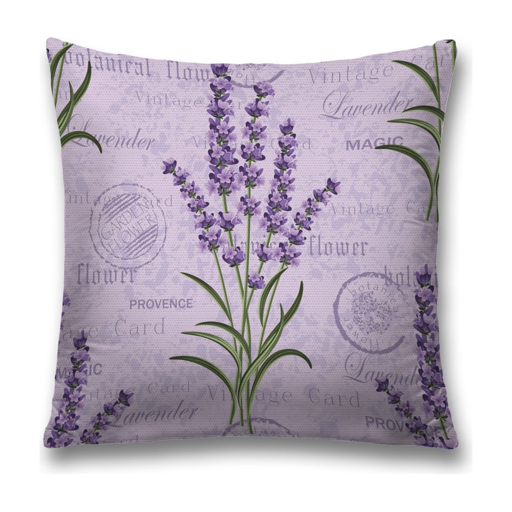 Изображение товара Декоративная наволочка на молнии JoyArty Цветочный винтаж 45x45 см