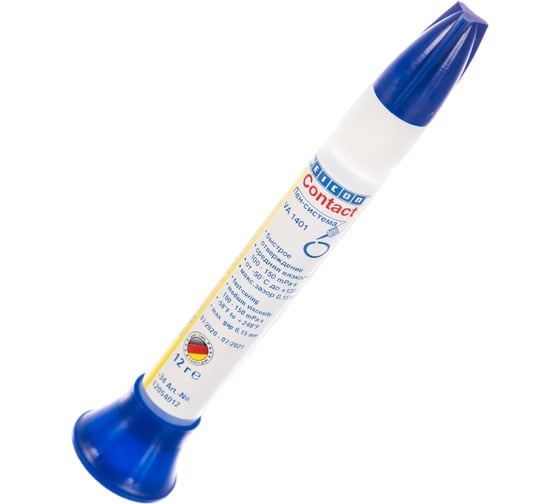 Изображение товара Цианоакрилатный клей WEICON Contact VA 1401 12 г (основа - этилат) wcn12054012