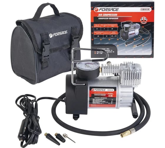 Изображение товара Поршневой автомобильный компрессор 12V Forsage F-20141175(30179)
