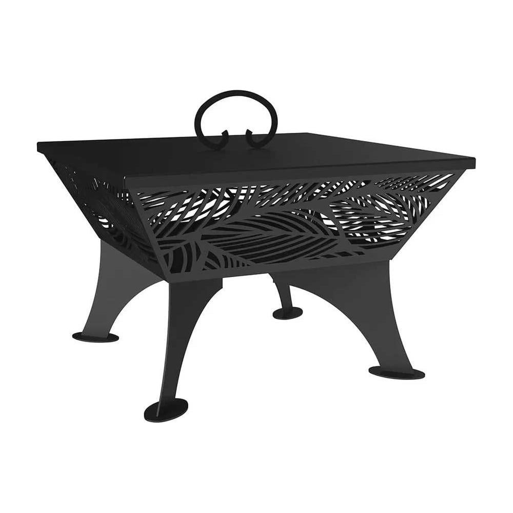 Изображение товара KО2-620л листья - костровой очаг FIRE-HOUSE 62 см с крышкой