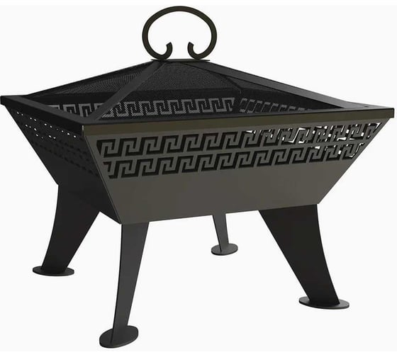 Изображение товара Костровой очаг FIRE-HOUSE афины 620 с крышкой искрогасителем KO2-620афины