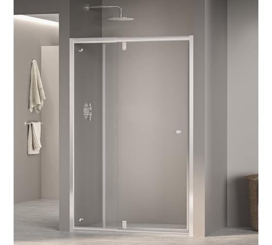 Изображение товара Душевая дверь RGW 120x185 PA-02 NEW хром, прозрачное, 6 мм (117-134) 41080212-11