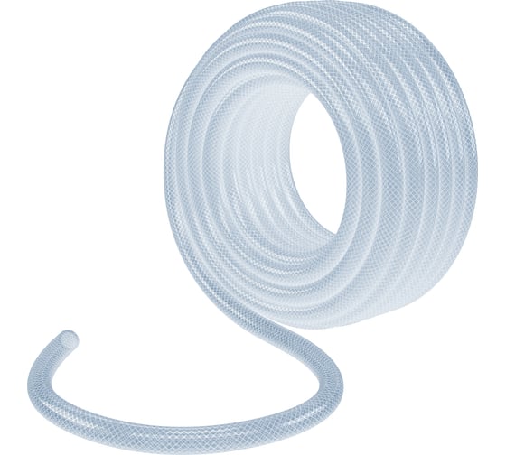 Изображение товара Поливочный шланг PALISAD прозрачный, армированный, 3-х слойный, 1/2", 25 м 67361