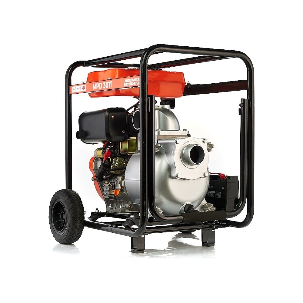 Изображение товара Дизельная мотопомпа MERAN MPD301T для грязной воды