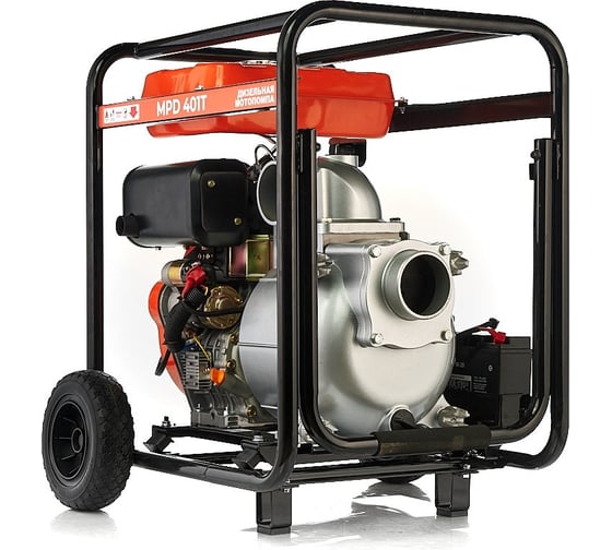 Изображение товара Дизельная мотопомпа MERAN MPD401T 100584862