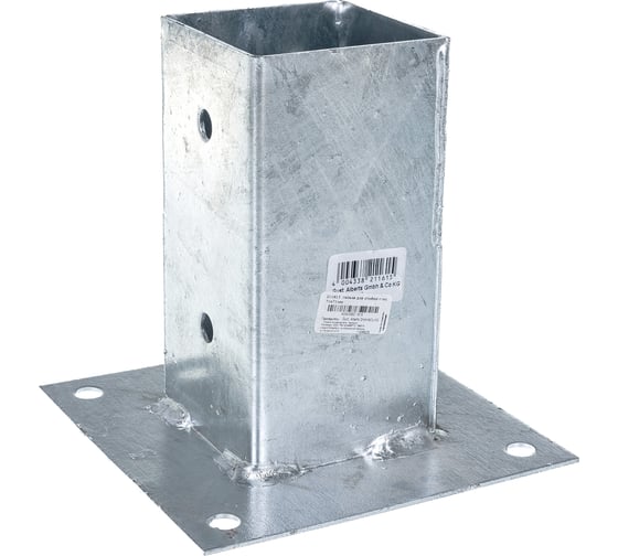 Изображение товара Основание столба ALBERTS г-оц. 71x71мм, 211615